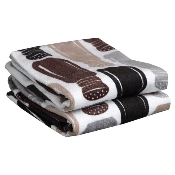 Paquete de 2 Toallas de Cocina de Algodón T-Fal 40x71 cm Absorbentes