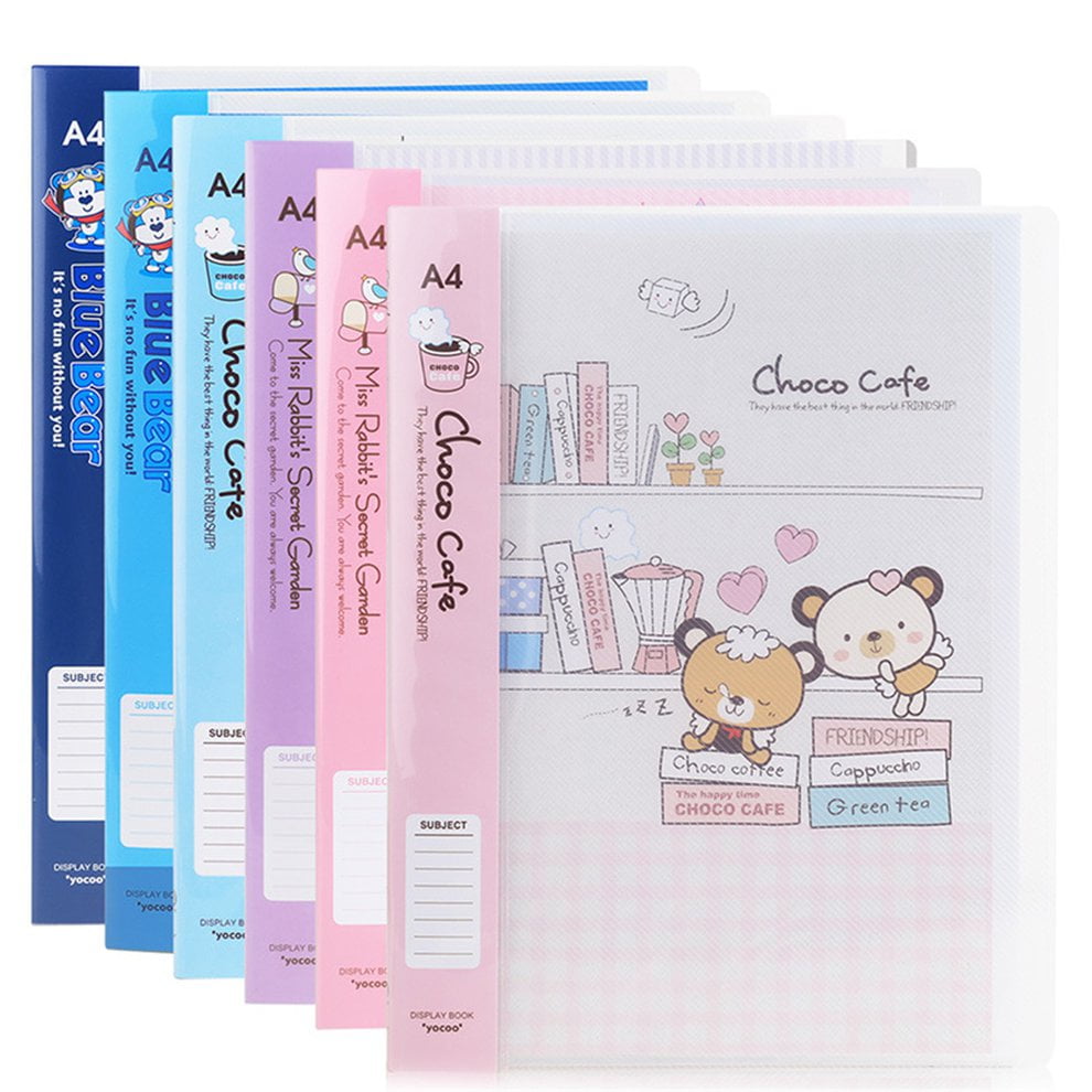 HEMU FASHION File Folder Cartoon Cute Paper Organizer Stationery School