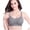Gray, variant on Bras for Women No underwire Pregnant Women's Plain Color Bra Nursing Bras Vest Tops