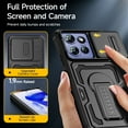 thumbnail image 3 of For Motorola Moto G Power 5G 2025/Moto G Play 5G 2025 Case with 2 Pack Screen Protector, Upgrade Slide Camera Cover & Kickstand, Lanyard Strap,Heavy Duty Military Phone Case, 3 of 9