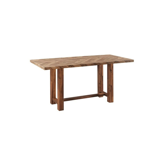 Acme Furniture Gilsea Counter Height Table in Brown Finish