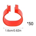 thumbnail image 3 of Ensemble de 50 Anneaux d'Identification Numérotés pour Cuisses de Poulet Rouges à Clipser pour Ferme 16Mm Plastique, 3 of 6