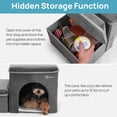 thumbnail image 6 of RYpetmia Foldable Dog Stairs,2-Step Dog Steps for Couch and High Bed,Pet Stairs with Storage and Pet House,Non-Slip Dog Ramp for Small Dogs and Cats or Pets Joints, 6 of 9