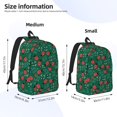 Adobk Good Luck Ladybug Print Canvas Backpack Lightweight Travel