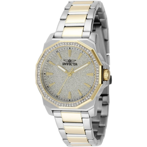 Invicta 49129 Women's Speedway Silver Tone Glitter Dial Watch