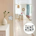thumbnail image 7 of Yayeee Toggle Light Switch Wall Plate 3-Gang 6.37"x4.48" Decorative Outlet Cover, Black Cat Paw, 7 of 7