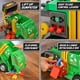 thumbnail image 3 of Maxx Action 3-N-1 Maxx Recycler – Large Motorized Garbage Truck Toy for Kids – Learning Activity Vehicle Includes Dumpster, Trash Bin and Miniature Trash Pieces – Green, 19 Inches, 3 of 5
