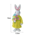 thumbnail image 4 of Modelo de conejito, artesanía de resina, figurita de conejito bonito, colección de figuritas para regalo de Pascua Ndcxsfigh libre de BPA, 4 of 9