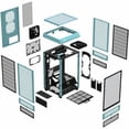 thumbnail image 6 of Thermaltake The Tower Computer Case, Turquoise, 6 of 18