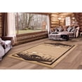 thumbnail image 5 of Westfield Home  Graham Canopy Hand-Carved Area Rug Beige 2'7" x 4'2" 3' x 5' Living Room,Entryway,Dining Room White,Black, 5 of 5