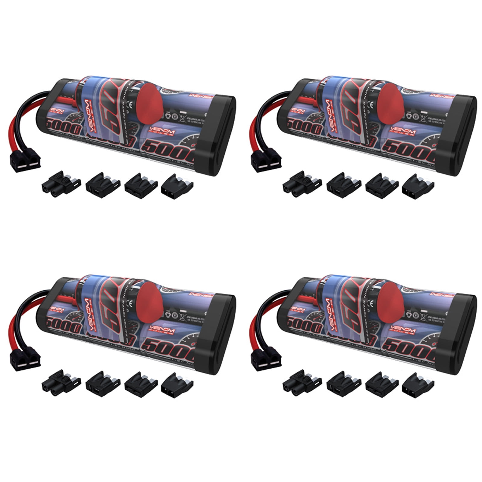 Venom 8.4V 5000mAh 7Cell Hump NiMH Battery with Universal Plug (EC3