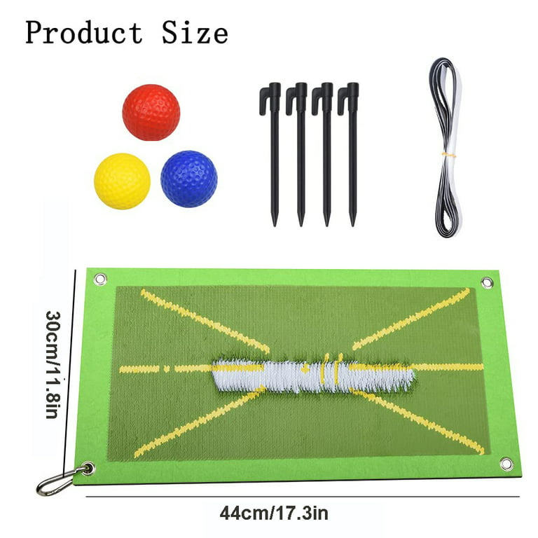 Golf Training Mat For Swing Detection Batting Analysis Swing Path And  Correct Hitting Posture Golf Practice Mat