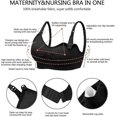 thumbnail image 2 of HBlife 5 Pack Nursing Bras for Breastfeeding Womens Maternity Bras Seamless Wireless Sleeping Bra with Bra Extenders, 2 of 6