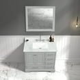 thumbnail image 4 of 36" Freestanding Bathroom Vanity with Sink & Mirror - Metal Grey, 4 of 14