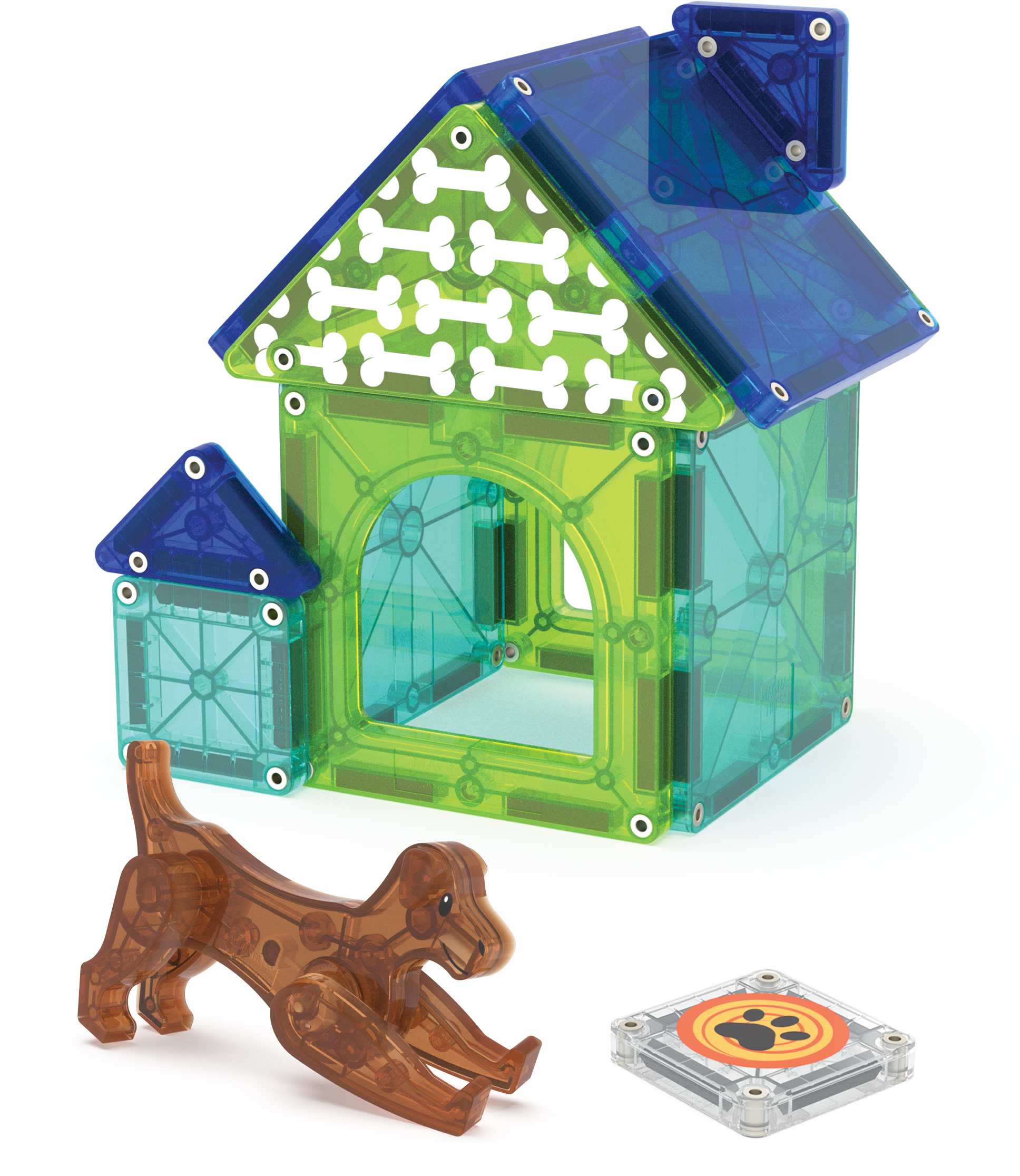 MAGNA-TILES Dog House 13-Piece Magnetic Set photo 4