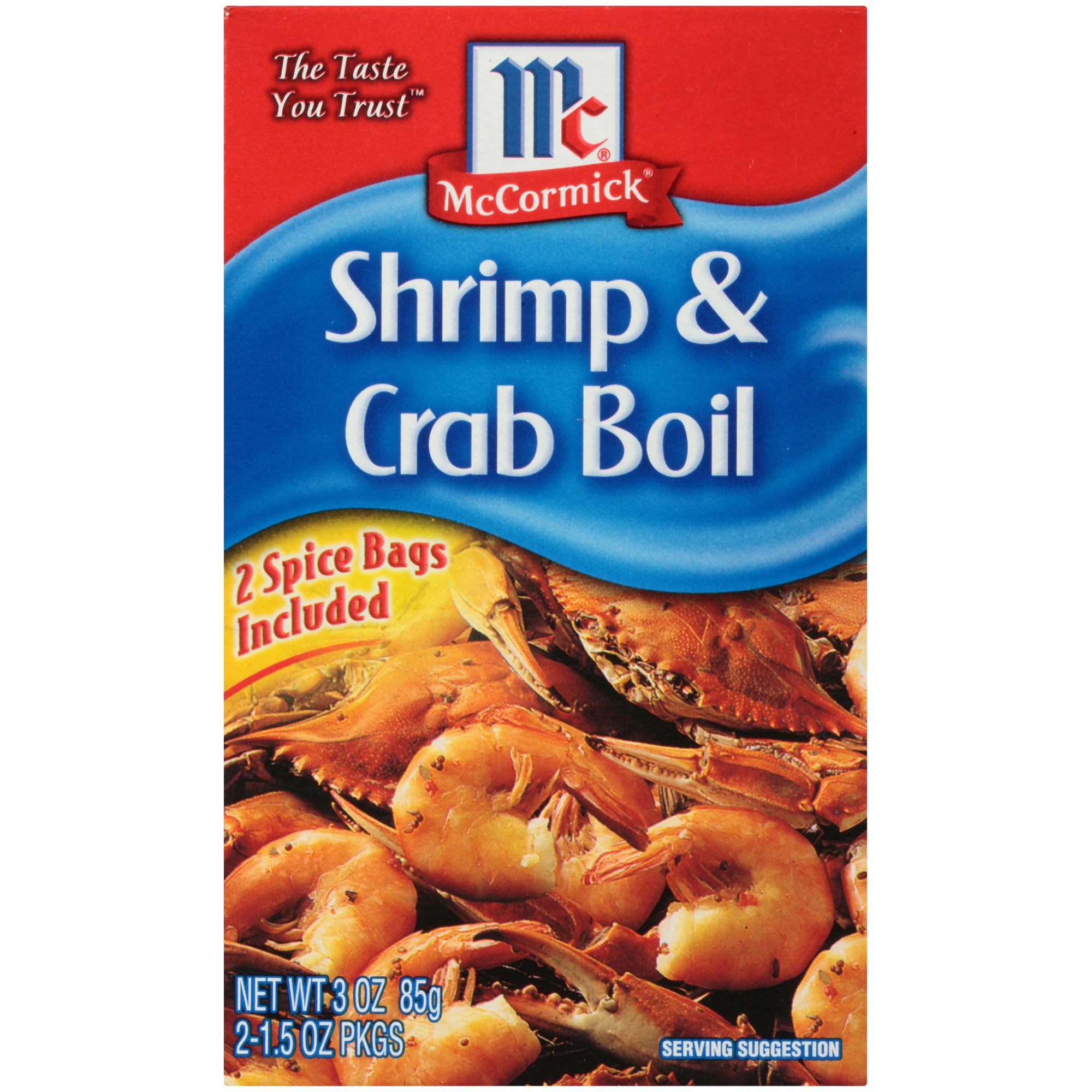 McCormick GOLDEN DIPT Shrimp & Crab Boil Spice  3.0 oz Box