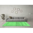 thumbnail image 3 of Ahgly Company Indoor Rectangle Abstract Emerald Green Modern Area Rugs, 2' x 4', 3 of 4