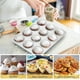 thumbnail image 5 of Muffin Tray - Stainless Steel Muffin Baking Tray for 12 Cupcakes, 35 x 27 cm, Oven Safe, Non-Toxic, Dishwasher Safe, 5 of 5
