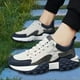 thumbnail image 3 of Zapatillas de correr para hombre a la moda, suela antideslizante transpirable, zapatillas cómodas, duraderas y versátiles para el trabajo, senderismo, Blanco 40 Yinane Zapatillas deportivas, 3 of 8