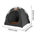thumbnail image 3 of Cama para Campaña Impermeable Casa Gatos Perrera Cueva Accesorios (L), 3 of 3