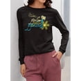 thumbnail image 2 of Hawaiian Mermaid Long Sleeve T-Shirt Women's -Pipeline, 2 of 4
