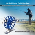thumbnail image 3 of Rueda de roca lisa de hielo de carrete de pesca con mosca de mano derecha de pesca de balsa de Metal completo Tmvgtek pescar, 3 of 4