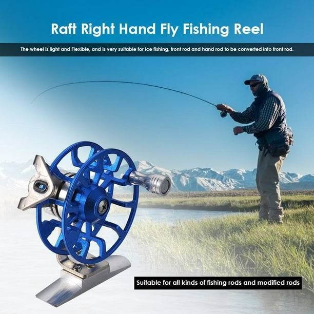 Full Metal Raft Fishing Right Hand Fly Fishing Reel Ice Smooth Rock Wheel