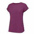 thumbnail image 6 of Endives Women's Short Sleeve T Shirts Casual Solid Color Tops Basic Loose Crew Neck Pullover Tee, 6 of 8