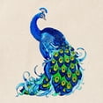 thumbnail image 3 of CafePress - Beautiful Blue Peacock Tote Bag - Unisex Canvas Tote Bag, Beige, 1-Piece, 3 of 8
