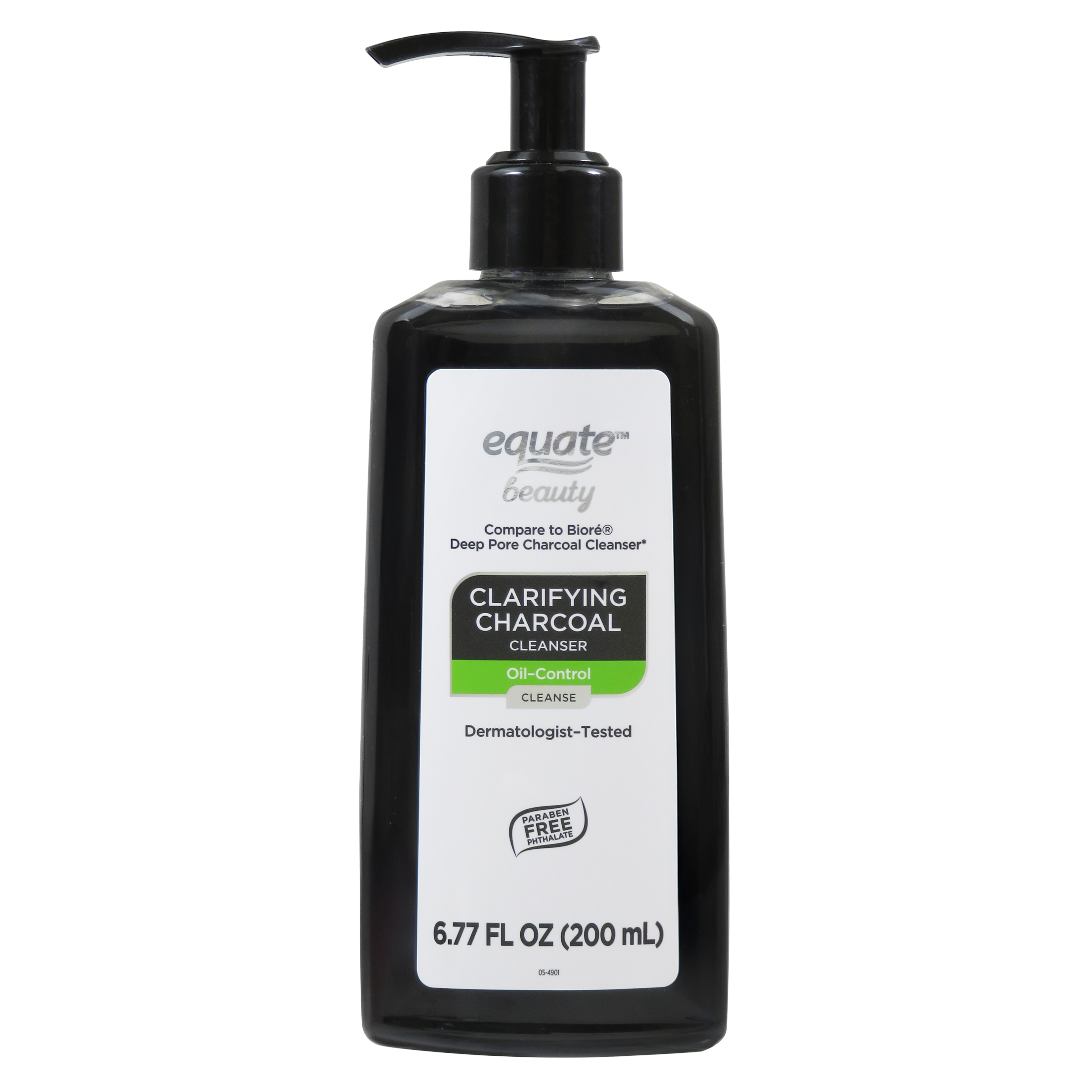 Equate Clarifying Charcoal Cleanser, 6.77 fl oz