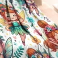 thumbnail image 3 of Colorful Fairy Princess Pattern Blanket,Comfortable Soft Lamb Wool Throw Blanket,All Season,Warm Lightweight Blankets for Sofa Bed Couch Living Room Chair,30"x40", 3 of 4