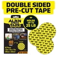 thumbnail image 3 of Alien Tape Pre-Cut Round Double Sided Mounting Tape, 40 Piece, Holds Up To 25 lb, 3 of 7