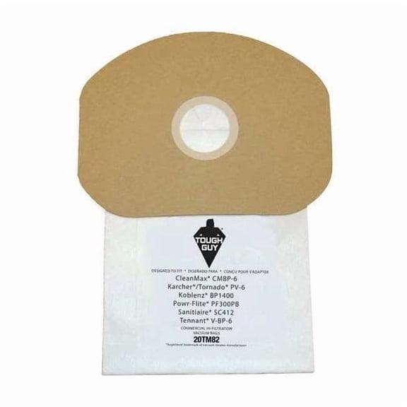 Manufacturer Varies Vacuum Bag, 2-ply, Paper Bag, 10 PK 20TM82