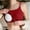 Red, variant on BUIGTTKLOP Tank Tops for Women Built in Bra Sleeveless Spaghetti Strap Undershirts Sqaure Neck Ribbed Knit Base Layer Vest Loungewear