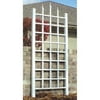 DuraTrel Camelot 28" x 64" White Vinyl Wall Trellis