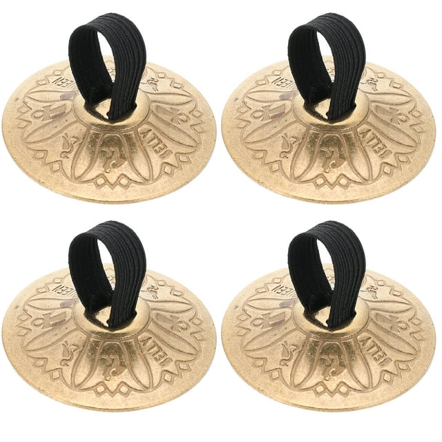 Etereauty Cymbal Finger Cymbals Tibetan Dance Percussion Tingsha