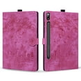 thumbnail image 2 of TECH CIRCLE Galaxy Tab S8 Plus 2022/S7 FE 2021/S7 Plus 2020 12.4 inch Case with S Pen Holder,Slim Case Folio PU Leather Protective Multiple Viewing Angles Stand Auto Wake/Sleep Cover, Rose, 2 of 8