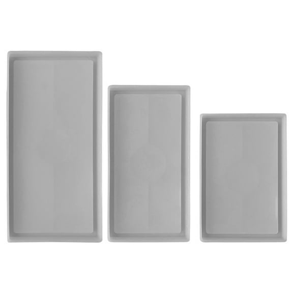 Silicone Tray Molds Silicone Epoxy Resin Molds Rectangular Fruit Dish Moulds