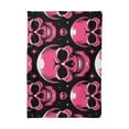 thumbnail image 2 of JSTEL Pink Skull Stars & Polka Dots Table Cloth Rectangle 54 x 72 Inch Tablecloth Anti Wrinkle Table Cover for Dining Kitchen Parties, 2 of 6