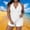 White, variant on Women's Plus Size Bikinis Set Standard Straps V-Neck Padded Cups Tank Top Boy Shorts Soft Stretch Swimwear Two Piece Swimsuits Sets