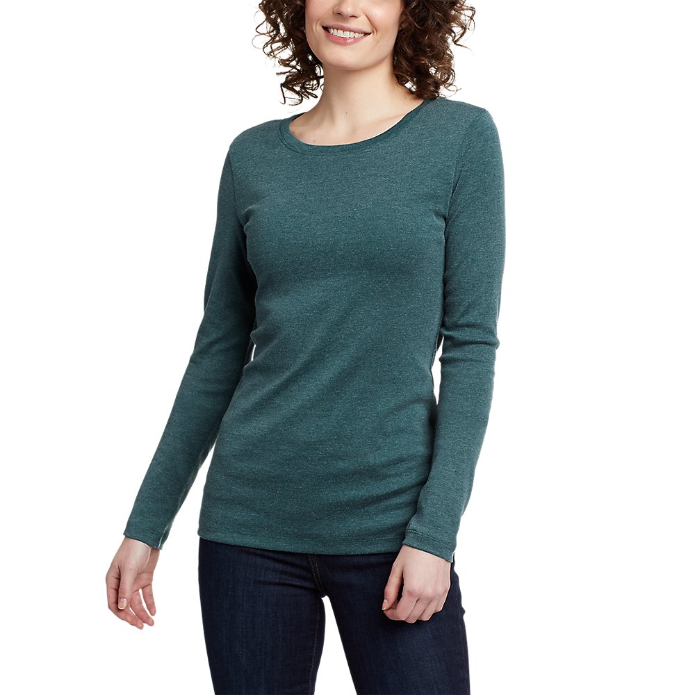 Long-Sleeve Crewneck T-Shirt Plus 