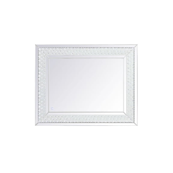 Elegant Decor Raiden 32 x 40 inch led crystal mirror