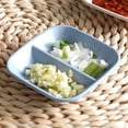 thumbnail image 3 of Cuenco para inmersión, paja de trigo dividido, compacto, práctico, elegante, simple, plato para salsa para inmersión para la cocina casera, 3 of 7