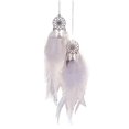 thumbnail image 4 of Lindo pequeño atrapasueños colgante para coche accesorios para interiores, artículos para coche, blanco Feliz Sencillez, 4 of 5