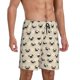thumbnail image 2 of Balery Pug Dog Face Pantalones cortos de pijama de punto de algodón para hombre con cinturilla y bolsillos-Medium, 2 of 6