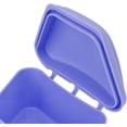 thumbnail image 5 of Trapezoidal Retainer Case, Mouthguard Case Storage Case, Portable Travel Denture Storage Box Mouthguard for Home Office, Purple (Purple), 5 of 5