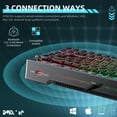 thumbnail image 2 of Teclado Machenike KT68 Pro 65% RGB inalámbrico Gateron Brown, 2 of 7