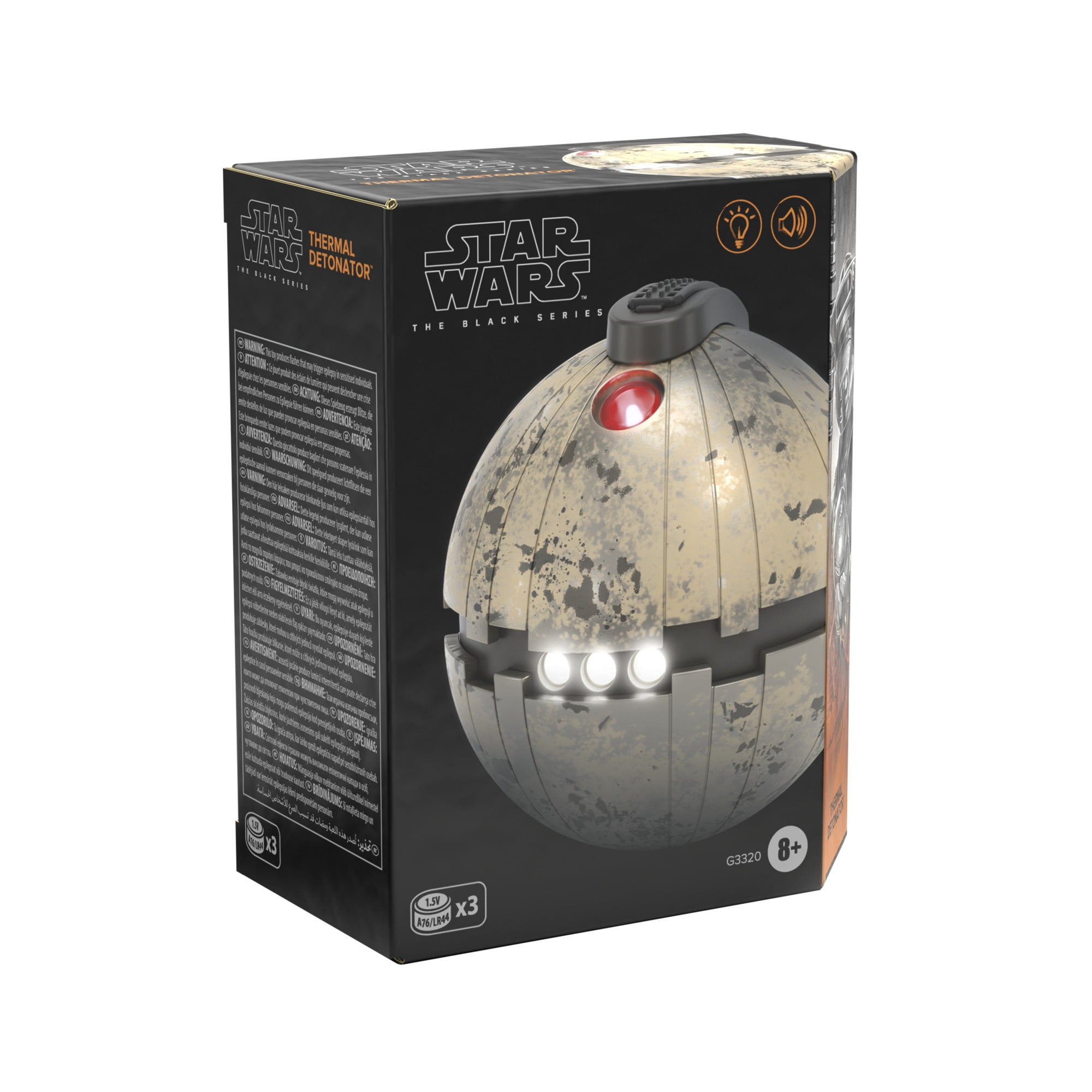 Star Wars The Black Series Premium Roleplay Electronic Thermal Detonator, Ages 14 and up