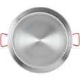 thumbnail image 1 of Matfer Bourgeat 071050 27 1/2" Polished Steel Paella Pan w/ Rigid Bottom, 1 of 3