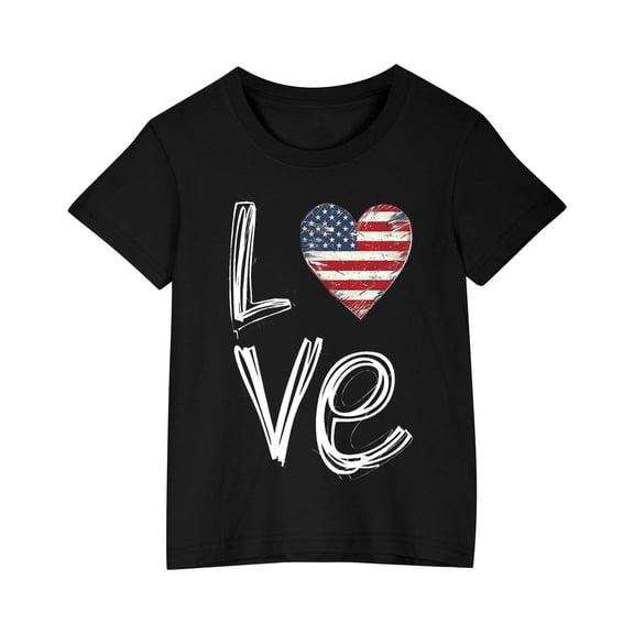 Kids Girl Boy Crewneck Tshirts Casual Tops Tee for Kid Short Sleeve Graphic Kawaii Summer Fall Shirts 2026 Clothing Trendy Country Concert Y2K